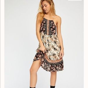 Free People Casablanca Slip Dress - Ocean Shell